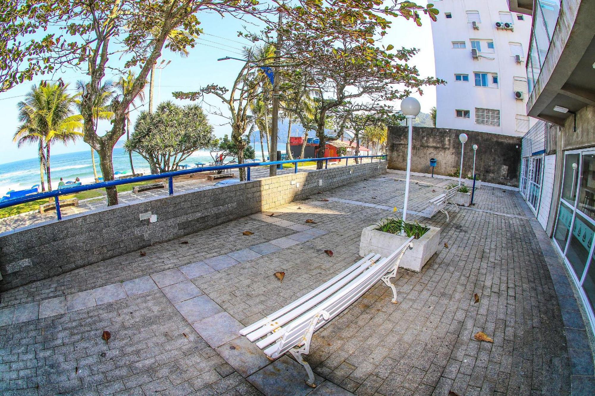 5E-Pe Na Areia Da Praia Do Tombo, 2 Quartos, Ar Cond, 2 Banheiros,2 Vagas+Roupas De Cama Guarujá Exterior foto