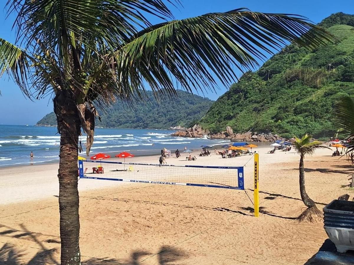 5E-Pe Na Areia Da Praia Do Tombo, 2 Quartos, Ar Cond, 2 Banheiros,2 Vagas+Roupas De Cama Guarujá Exterior foto